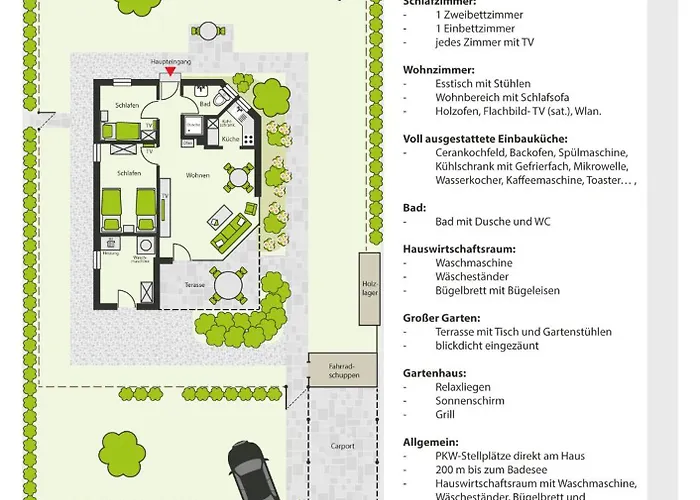 Fichtenhain - Lastering Ferienhaeuser & Vakantiehuis Wettringen (North Rhine-Westphalia)